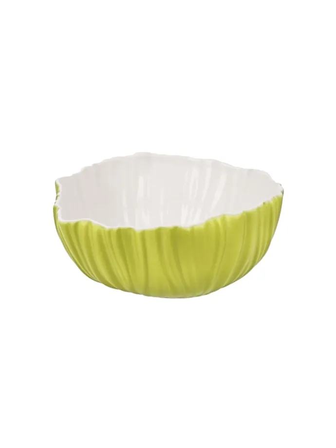 Schale " Spirulina " in hellgrün