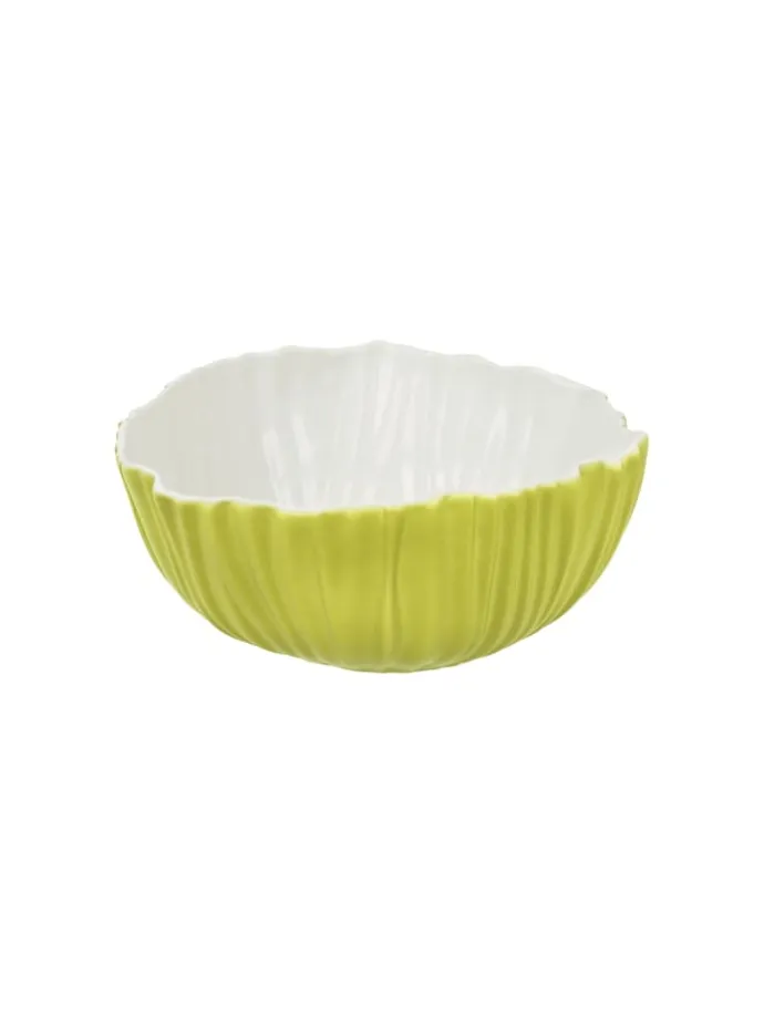 Schale " Spirulina " in hellgrün