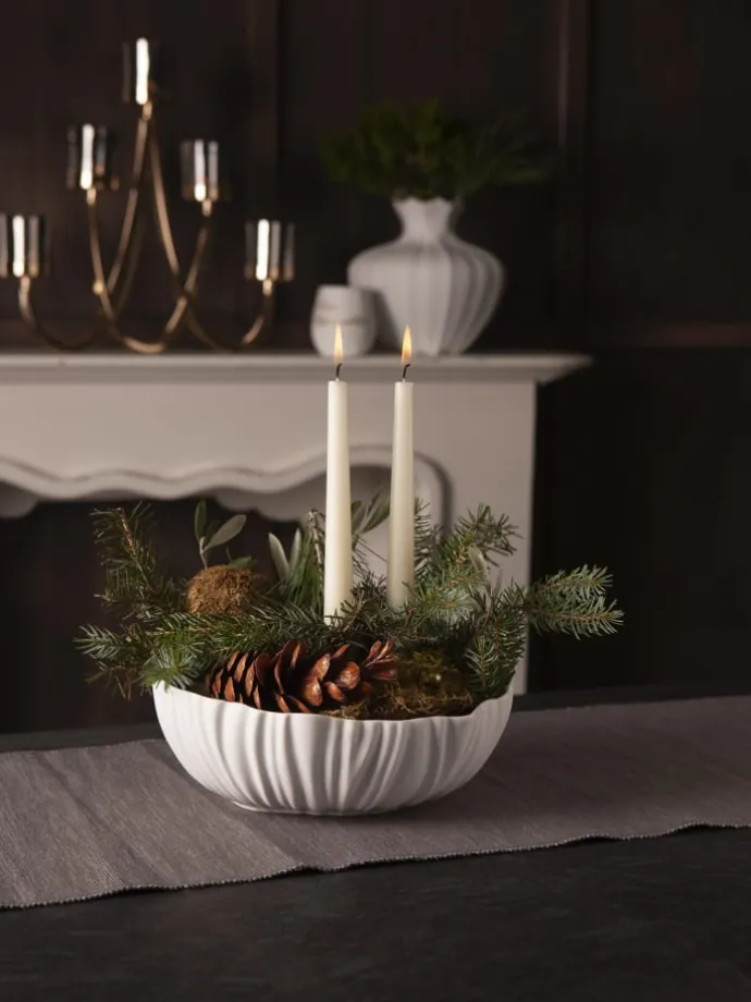 Schale " Spirulina " in weiß