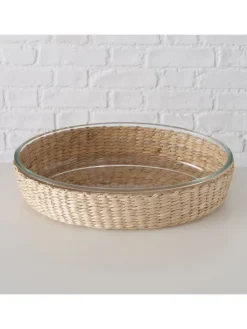 Schale "Forno" in Hellbraun - (L)31 x (B)22 cm