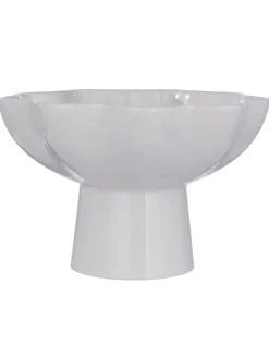 Schale LOUISE mit Fuß in Creme