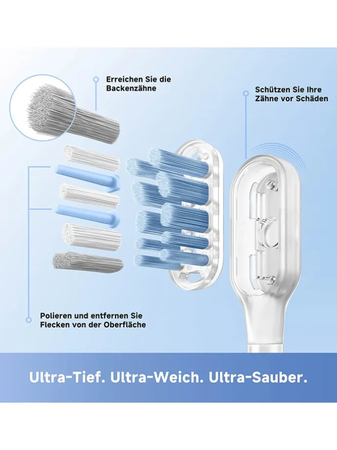 Schallzahnbürste ''Fresh Pro'' in Schwarz