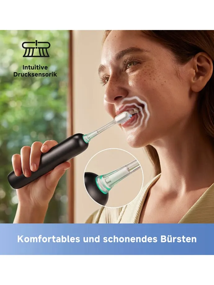 Schallzahnbürste ''Fresh Pro'' in Schwarz