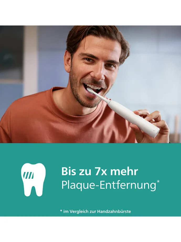 Schallzahnbürsten-Doppelpack "Philips Sonicare 5500" in Schwarz/ Weiß