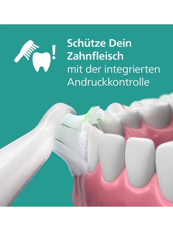 Schallzahnbürsten-Doppelpack "Philips Sonicare 5500" in Schwarz/ Weiß