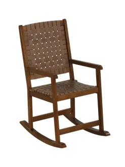 Schaukelstuhl In- & Outdoor in Braun