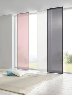 Schiebevorhang in Grau