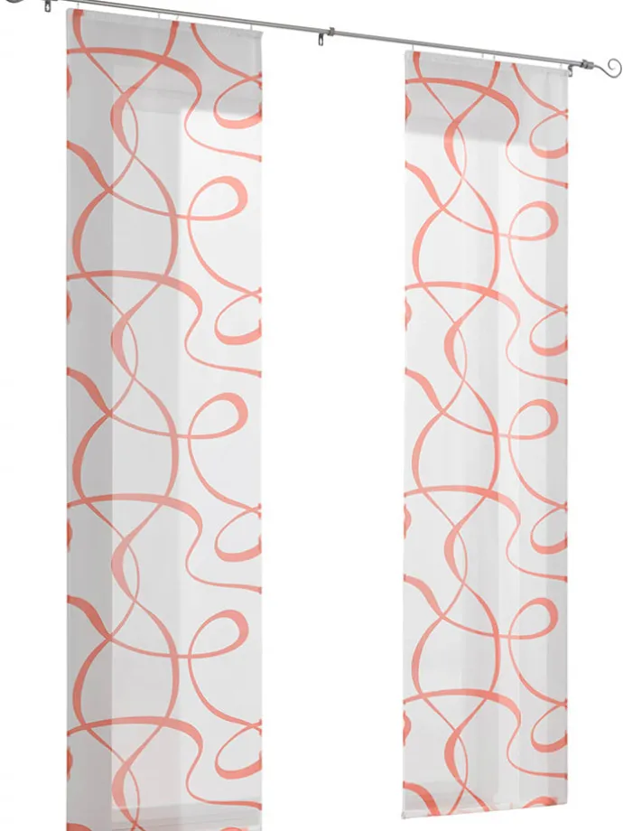 Schiebevorhang in Weiß