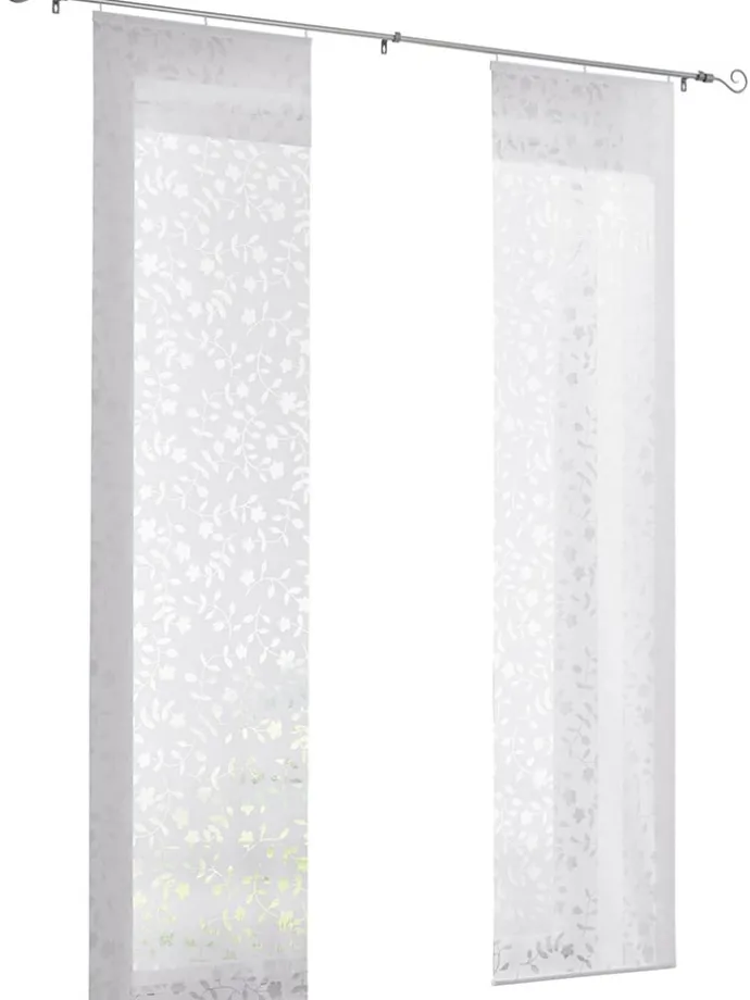 Schiebevorhang in Weiß