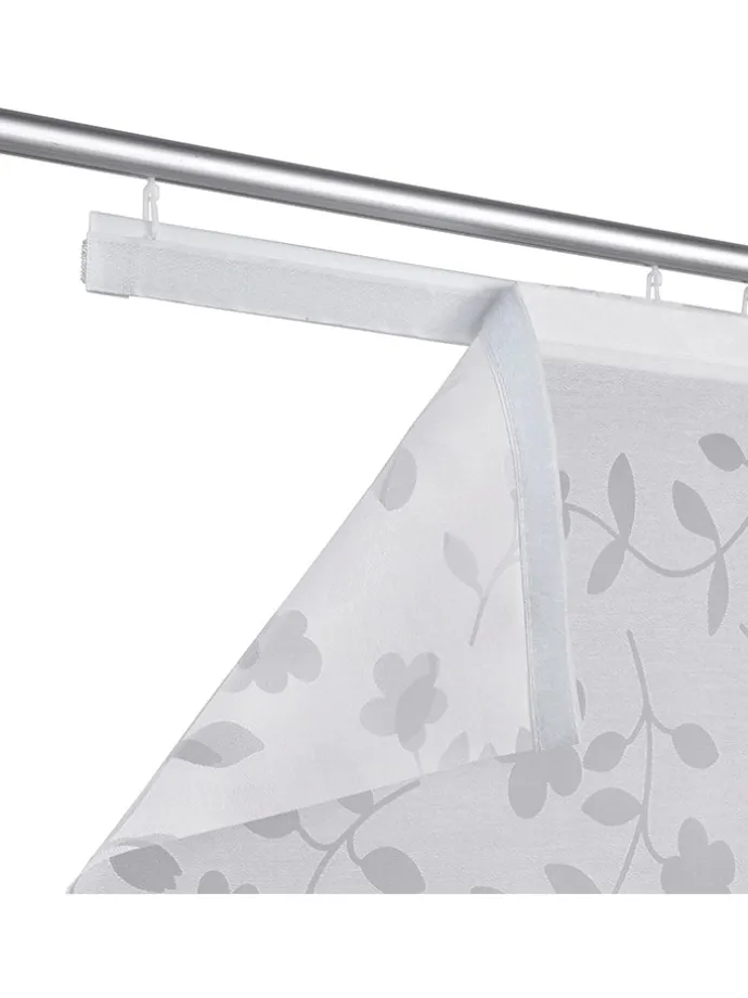 Schiebevorhang in Weiß