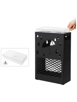 Schirmständer in Schwatz - (B)28 x (H)41 x (T)12 cm