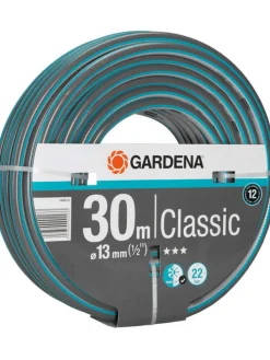 Schlauch "Classic" in Grau/ Türkis - 3 mm (1/2"), 30 m