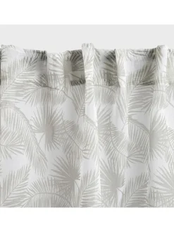 Schlaufengardine "Pella" in Beige/ Grau - (L)250 x (B)140 cm