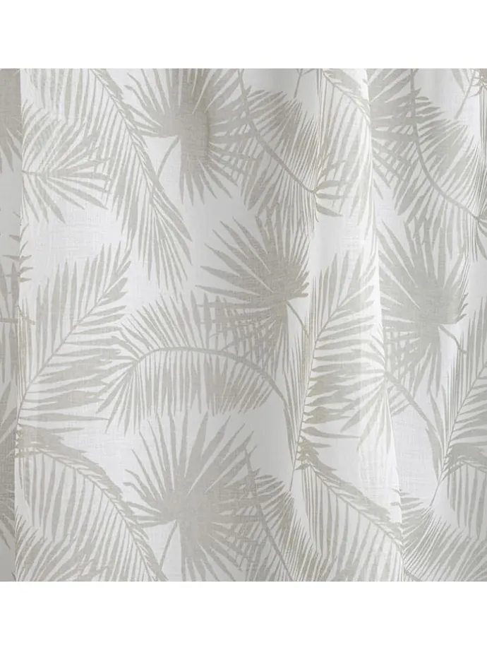 Schlaufengardine "Pella" in Beige/ Grau - (L)250 x (B)140 cm