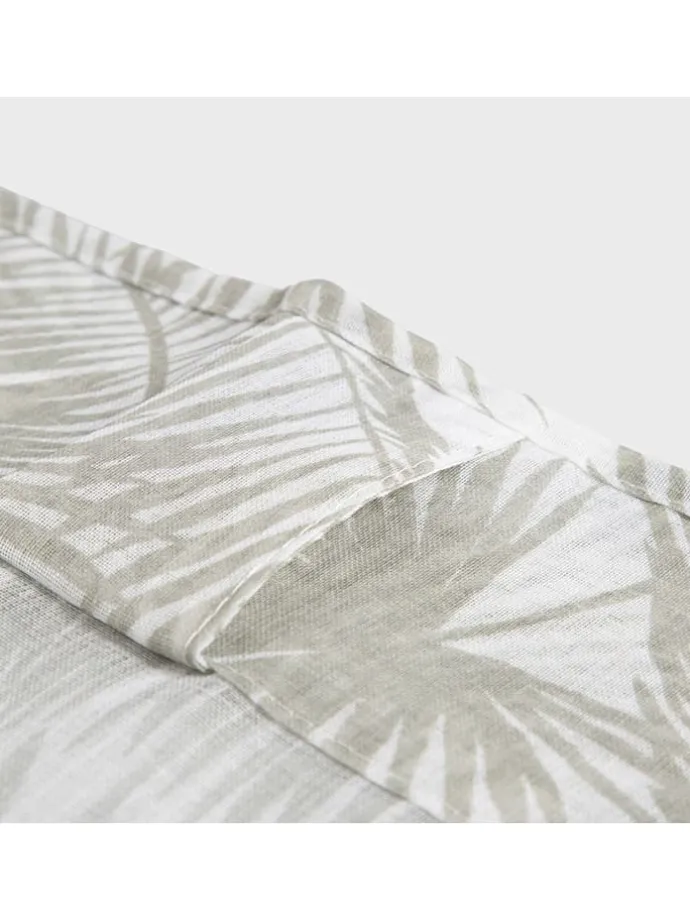 Schlaufengardine "Pella" in Beige/ Grau - (L)250 x (B)140 cm