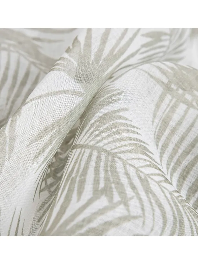 Schlaufengardine "Pella" in Beige/ Grau - (L)250 x (B)140 cm