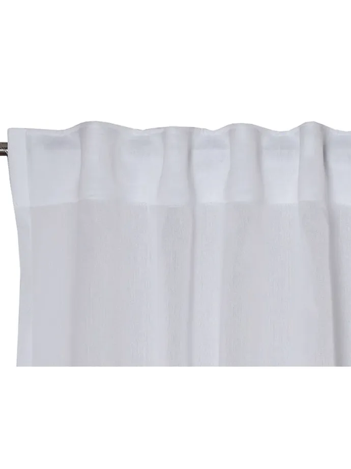 Schlaufenschal "Linen" in Weiß