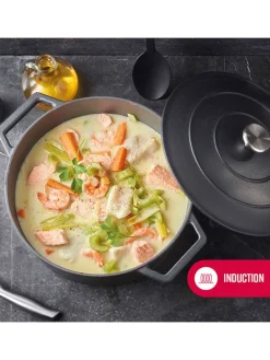 Schmortopf in Schwarz - Ø 30 cm