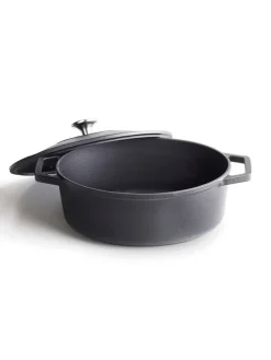 Schmortopf in Schwarz - Ø 30 cm