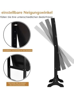 Schmuck mit Ganzkörperspiegel in Schwarz