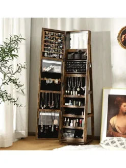 Schmuckaufbewahrung in Taupe