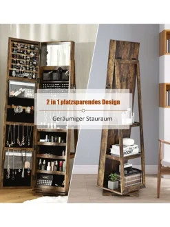 Schmuckaufbewahrung in Taupe