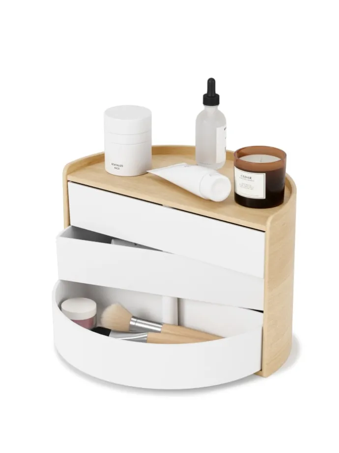 Schmuckaufbewahrung Moona 27 x 15 x 18cm in weiß