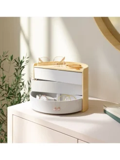 Schmuckaufbewahrung Moona 27 x 15 x 18cm in weiß