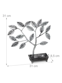 Schmuckbaum in Silber