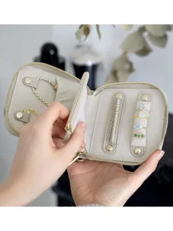 Schmucketui in Creme - (B)11 x (H)11 x (T)2,5 cm