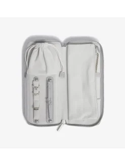 Schmucketui in Grau - (B)24,5 x (H)10,5 x (T)3 cm