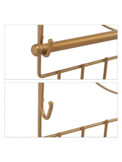 Schmuckhalter in Gold - (B)36,5x (H)30 x (T)3,5 cm