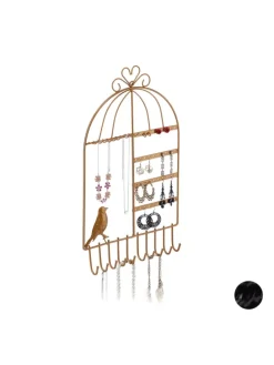 Schmuckhalter in Gold - (B)25,5x (H)44,5 x (T)4,5 cm