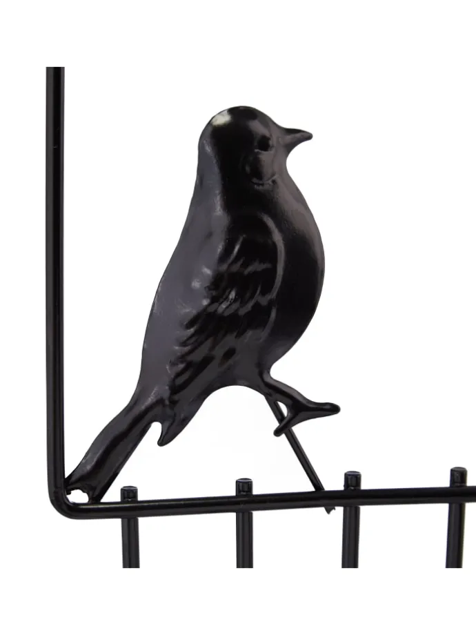 Schmuckhalter in Schwarz - (B)25,5x (H)44,5 x (T)4,5 cm