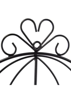 Schmuckhalter in Schwarz - (B)25,5x (H)44,5 x (T)4,5 cm