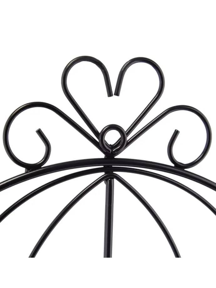 Schmuckhalter in Schwarz - (B)25,5x (H)44,5 x (T)4,5 cm