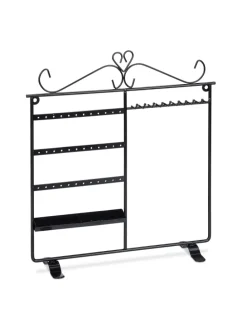 Schmuckhalter in Schwarz - (B)31,5 x (H)34 x (T)9 cm