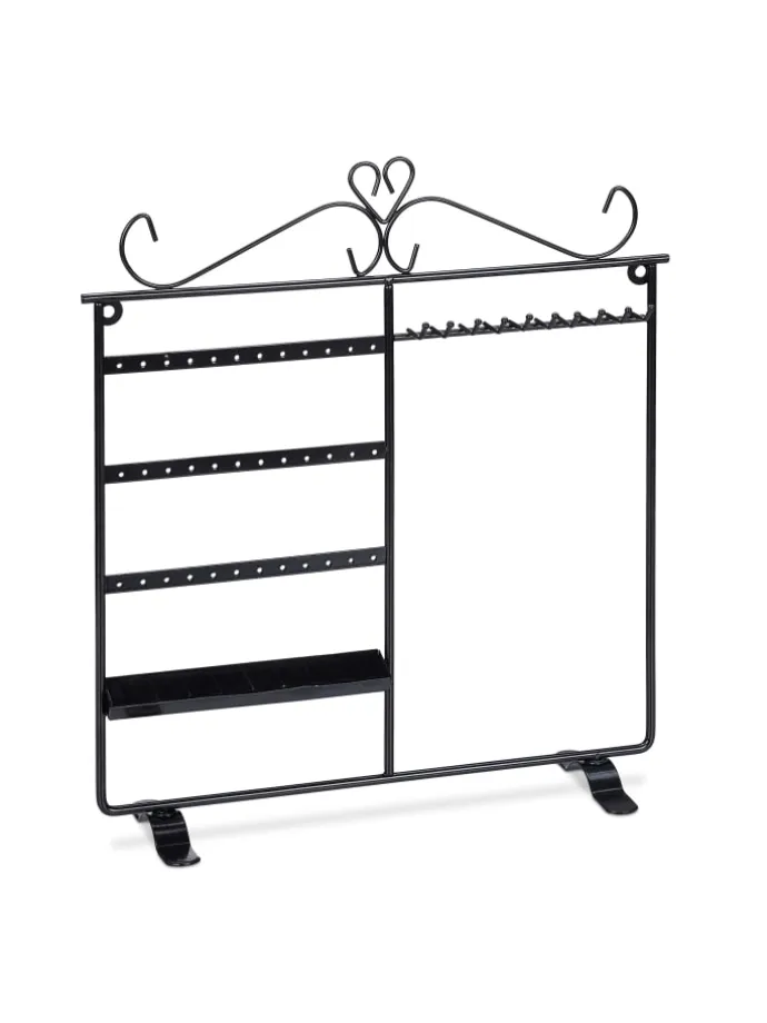 Schmuckhalter in Schwarz - (B)31,5 x (H)34 x (T)9 cm