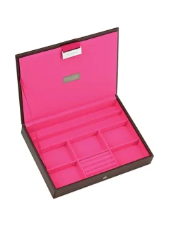 Schmuckkasten in Braun - (B)25 x (H)18 x (T)4,2 cm