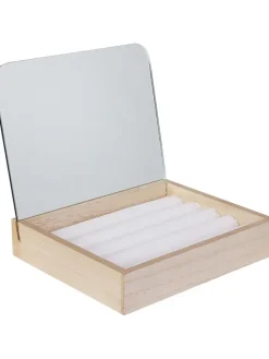 Schmuckkasten in Hellbraun - (B)15 x (H)13 x (T)14 cm