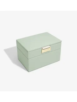 Schmuckkasten in Mint - (B)18 x (H)12,5 x (T)11,5 cm