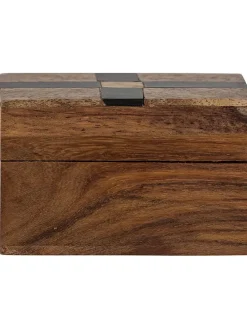 Schmuckkästchen "Cemile" in Braun - (B)6,5 x (H)4 cm