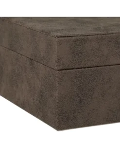 Schmuckkästchen in Braun - (B)29 x (H)10 x (T)20 cm