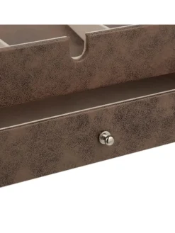 Schmuckkästchen in Braun - (B)34 x (H)13 x (T)31 cm