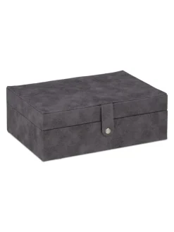 Schmuckkästchen in Grau - (B)29 x (H)10 x (T)20 cm