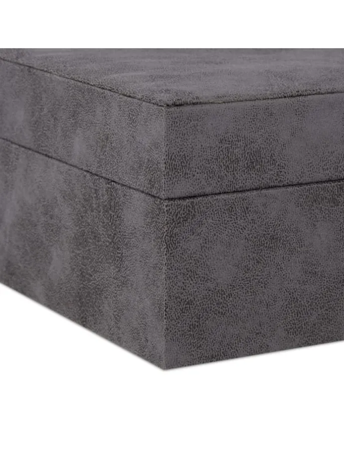 Schmuckkästchen in Grau - (B)29 x (H)10 x (T)20 cm