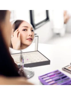 Schmuckkästchen in Grau - (B)30 x (H)5 x (T)21 cm