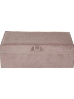 Schmuckkästchen in Rosa - (B)25 x (H)8 x (T)16 cm