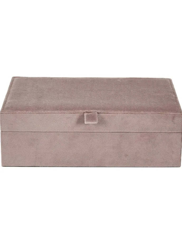 Schmuckkästchen in Rosa - (B)25 x (H)8 x (T)16 cm