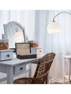 Schmuckkästchen in Schwarz- (B)29 x (H)10 x (T)20 cm